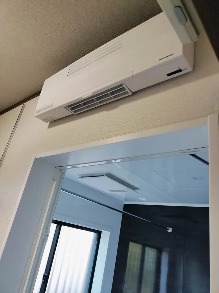 施工後 ── 浴室暖房乾燥機を新設