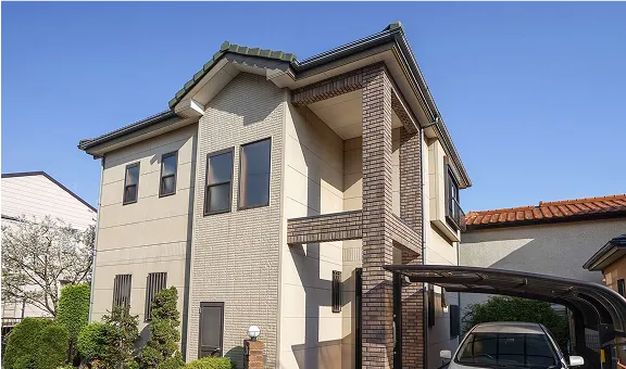 2階建て住宅の外観